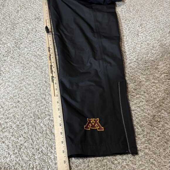 Minnesota Golden Gophers Pants Mens Large Black NCAA College Asics Track Warm Up - Picture 12 of 13